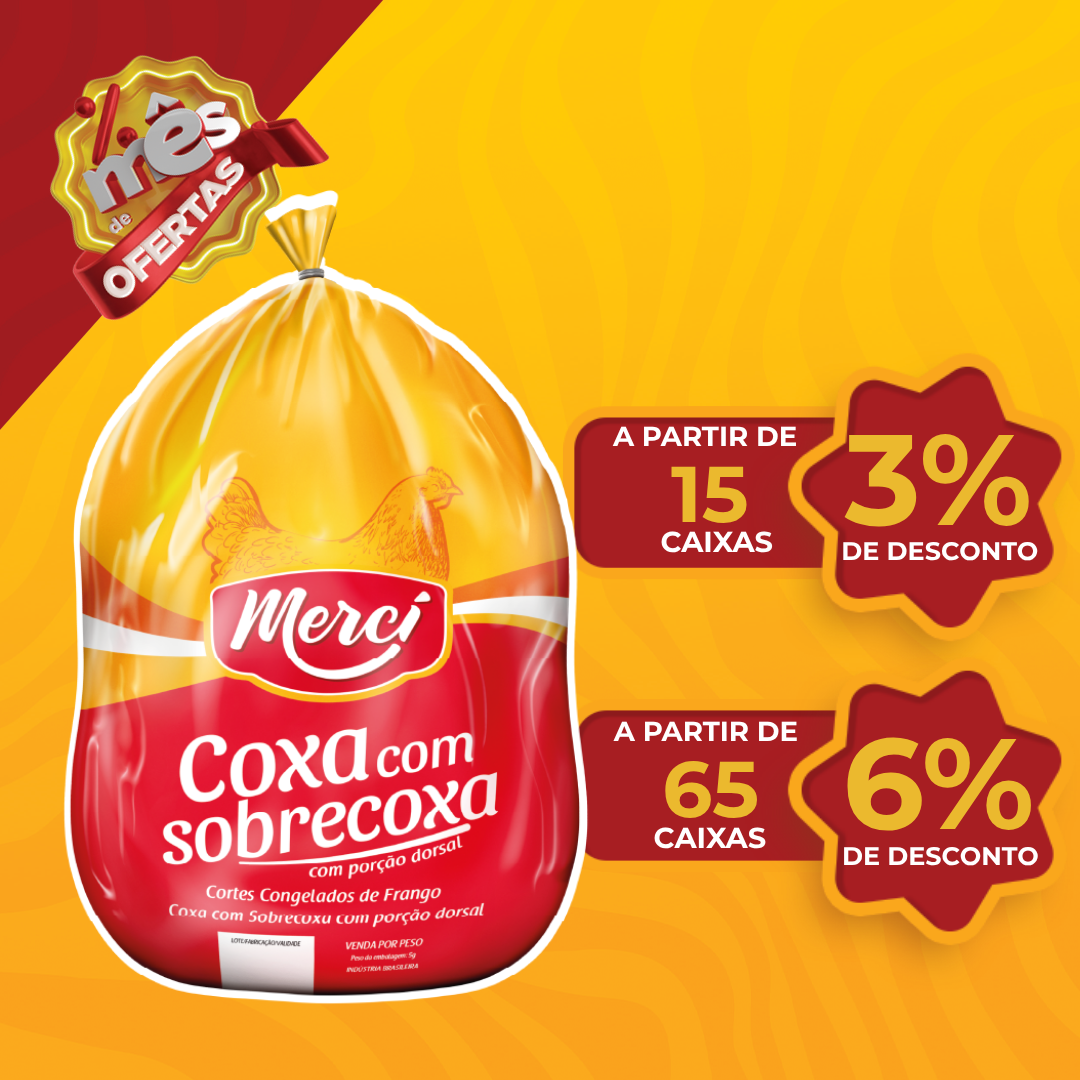 Coxa com Sobrecoxa Cong 12kg - Merc&iacute;